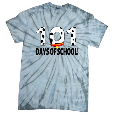 101 Days Of School Dalmatian Dog Tie-Dye T-Shirt