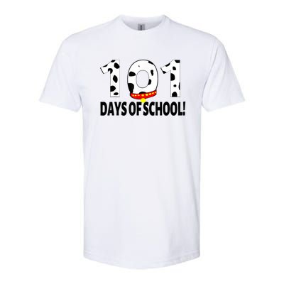 101 Days Of School Dalmatian Dog Softstyle® CVC T-Shirt