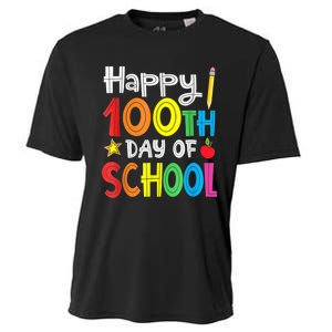 100th Day Of School A Gift For Teachers Kids Child Happy 100 Days Cooling Performance Crew T-Shirt