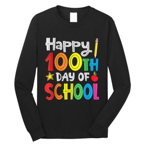 100th Day Of School A Gift For Teachers Kids Child Happy 100 Days Long Sleeve Shirt