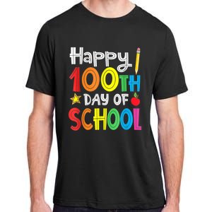 100th Day Of School A Gift For Teachers Kids Child Happy 100 Days Adult ChromaSoft Performance T-Shirt