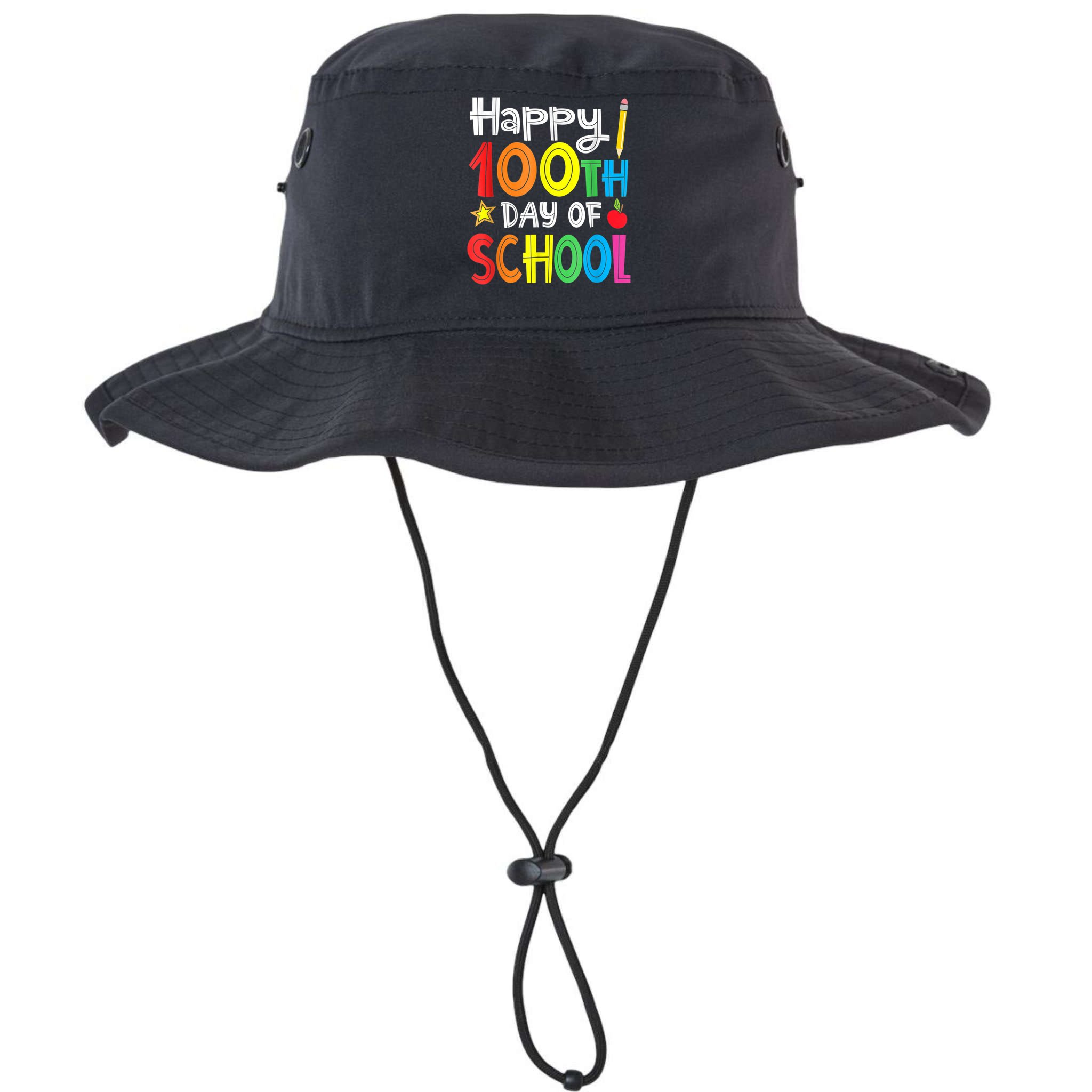 100th Day Of School A Gift For Teachers Kids Child Happy 100 Days Bucket Hat