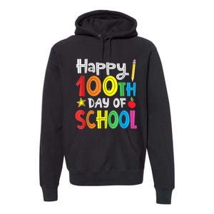 100th Day Of School A Gift For Teachers Kids Child Happy 100 Days Premium Hoodie