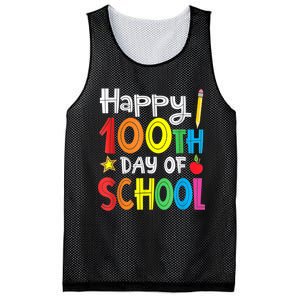 100th Day Of School A Gift For Teachers Kids Child Happy 100 Days Mesh Reversible Basketball Jersey Tank