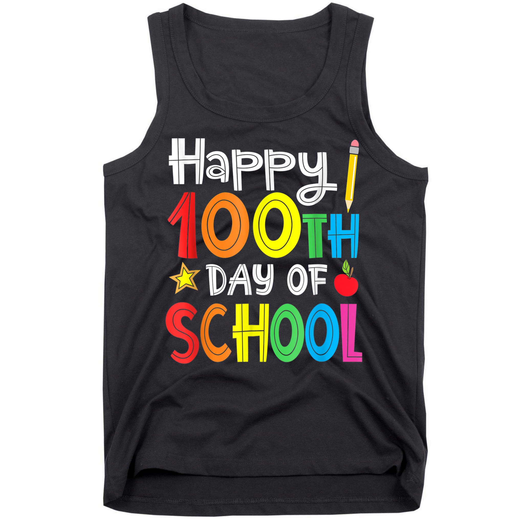 100th Day Of School A Gift For Teachers Kids Child Happy 100 Days Tank Top