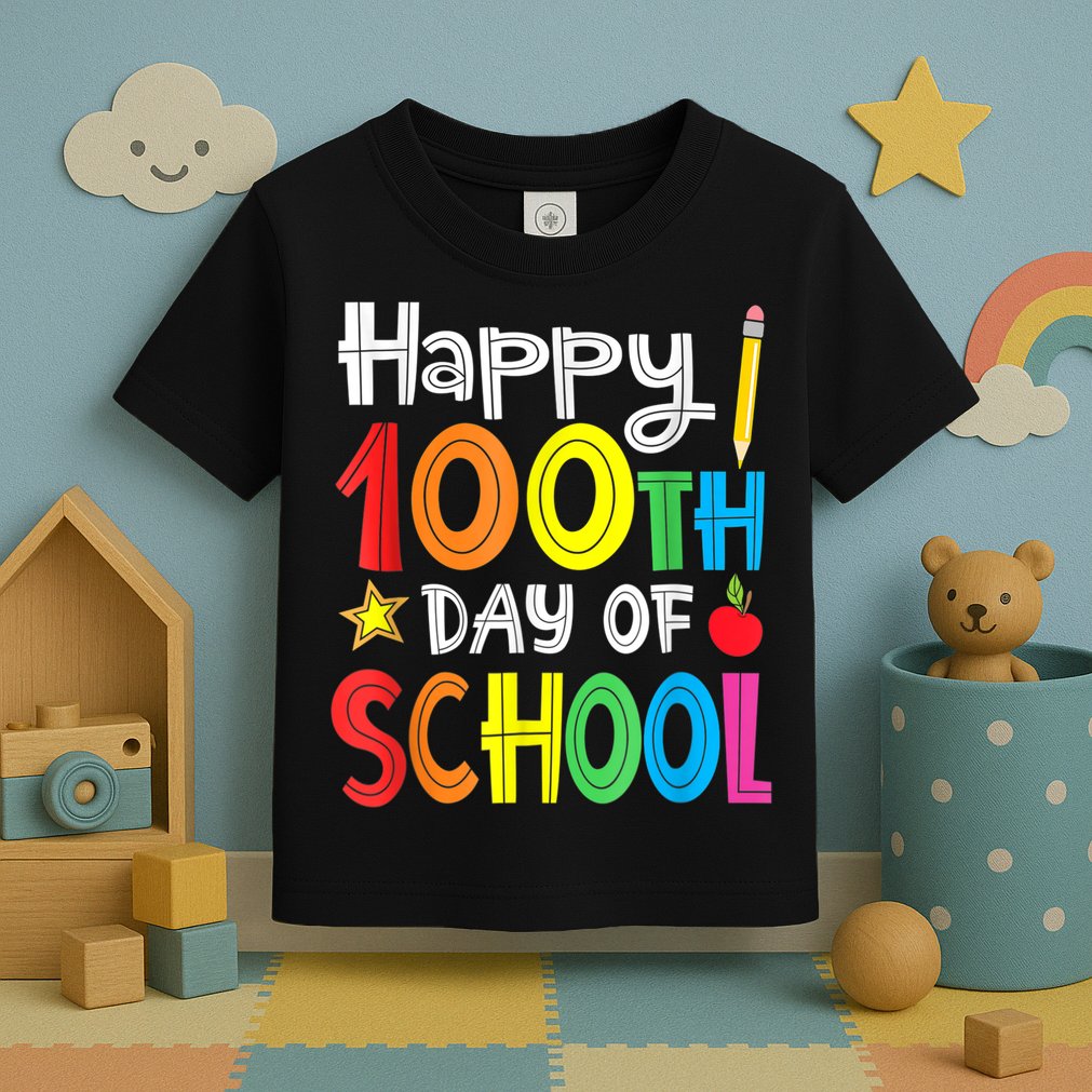 100th Day Of School A Gift For Teachers Kids Child Happy 100 Days Toddler T-Shirt
