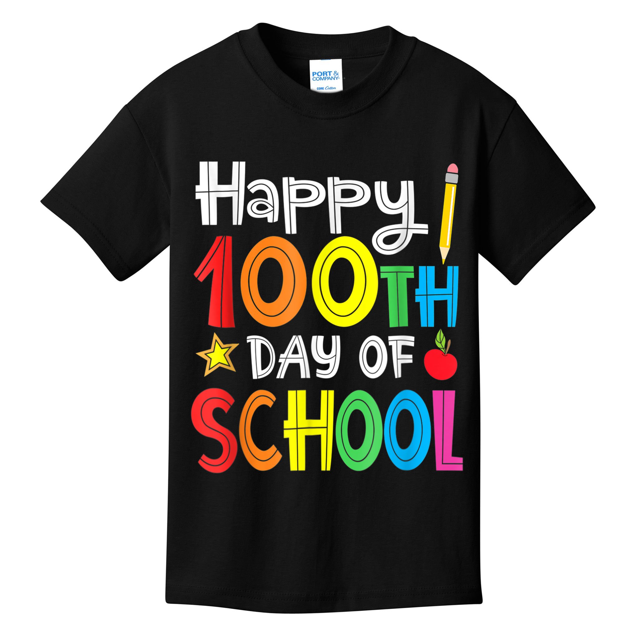 100th Day Of School A Gift For Teachers Kids Child Happy 100 Days Kids T-Shirt