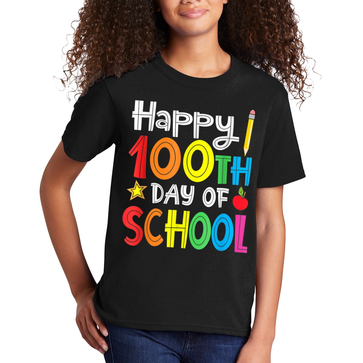 100th Day Of School A Gift For Teachers Kids Child Happy 100 Days Kids T-Shirt