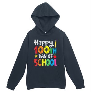 100th Day Of School A Gift For Teachers Kids Child Happy 100 Days Urban Pullover Hoodie