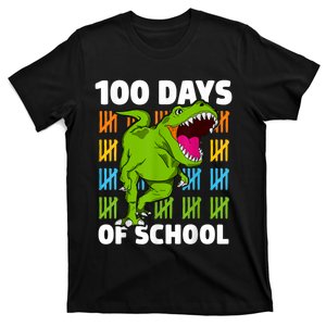 100th Day Of School Dino Fun Dinosaur Design T-Shirt