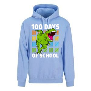 100th Day Of School Dino Fun Dinosaur Design Unisex Surf Hoodie