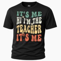 100th Day Of School I’m The Teacher It’s Me Funny Teacher Cooling Performance Crew T-Shirt