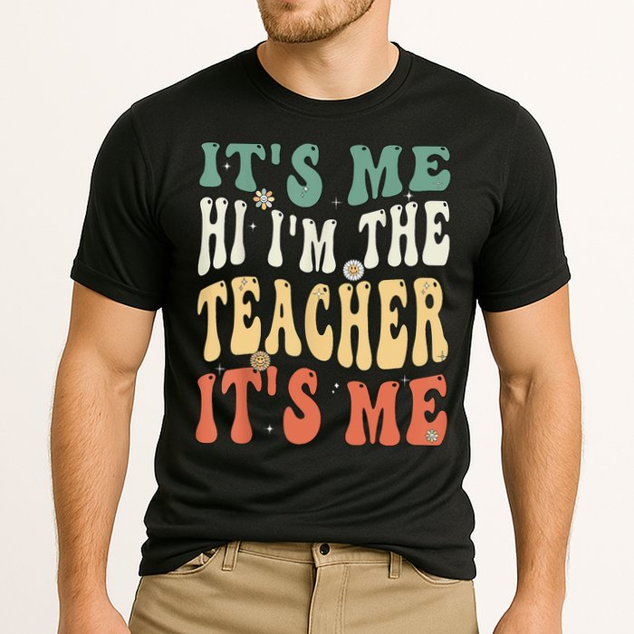 100th Day Of School I’m The Teacher It’s Me Funny Teacher Cooling Performance Crew T-Shirt