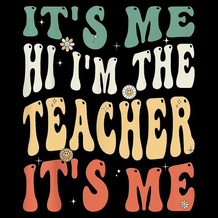 100th Day Of School I’m The Teacher It’s Me Funny Teacher Cooling Performance Crew T-Shirt