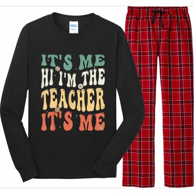 100th Day Of School I’m The Teacher It’s Me Funny Teacher Long Sleeve Pajama Set