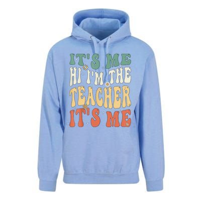 100th Day Of School I’m The Teacher It’s Me Funny Teacher Unisex Surf Hoodie