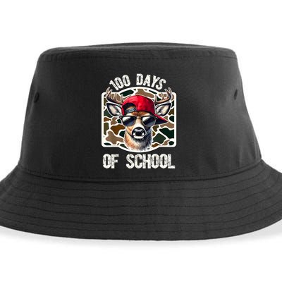 100 Days Of School Deer Hunting Deer Camo Hunter Sustainable Bucket Hat