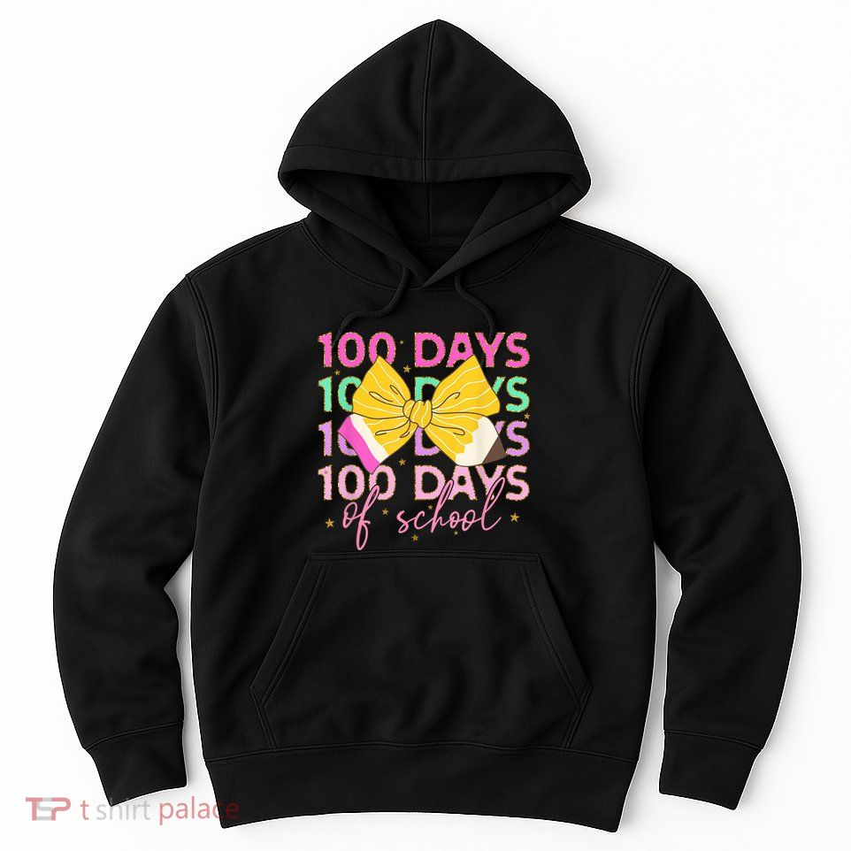 100 Days Of School Costume 100 Days Of School Girl Hoodie