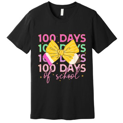 100 Days Of School Costume 100 Days Of School Girl Premium T-Shirt