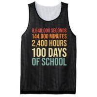 100 Days Of School Teacher Outfit 80s Retro Vintage Student Mesh Reversible Basketball Jersey Tank