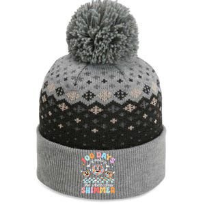 100 Days Of Making Whole Class Shimmer The Baniff Cuffed Pom Beanie