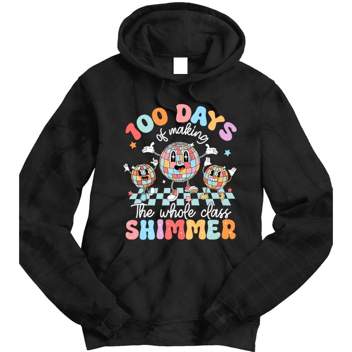 100 Days Of Making Whole Class Shimmer Tie Dye Hoodie