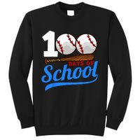 100 Days Of School Baseball 100th Day Sweatshirt