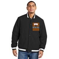 100 Days Of School Basketball 100th Day Balls Insulated Varsity Jacket