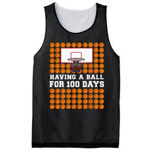 100 Days Of School Basketball 100th Day Balls Mesh Reversible Basketball Jersey Tank