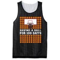 100 Days Of School Basketball 100th Day Balls Mesh Reversible Basketball Jersey Tank