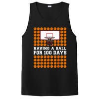 100 Days Of School Basketball 100th Day Balls PosiCharge Competitor Tank