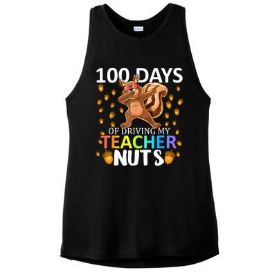 100 Days Of Driving My Teacher Nuts 100th Day Of School Ladies PosiCharge Tri-Blend Wicking Tank