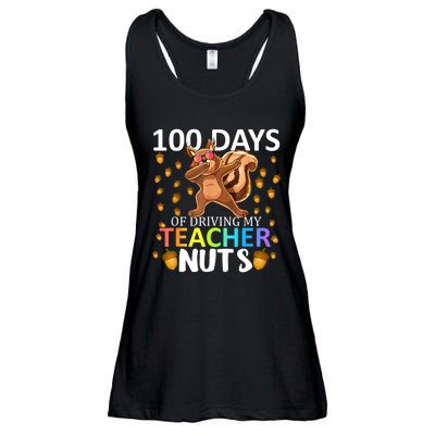 100 Days Of Driving My Teacher Nuts 100th Day Of School Ladies Essential Flowy Tank