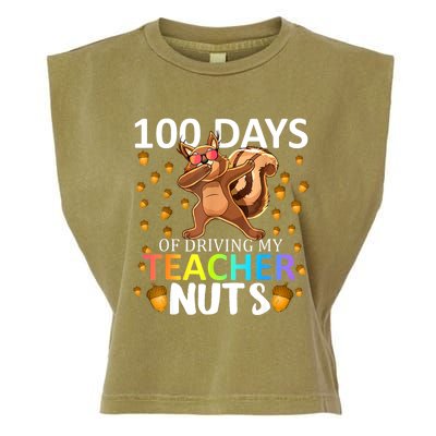 100 Days Of Driving My Teacher Nuts 100th Day Of School Garment-Dyed Women's Muscle Tee