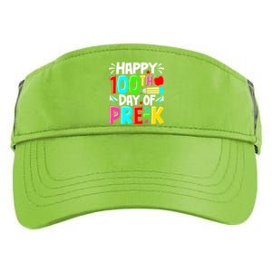 100th Day Of Prek School 100 Days Smarter Teacher Students Adult Drive Performance Visor