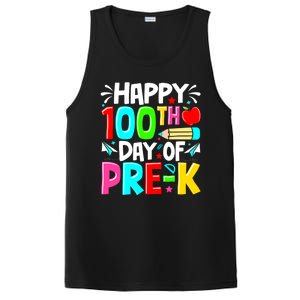 100th Day Of Prek School 100 Days Smarter Teacher Students PosiCharge Competitor Tank