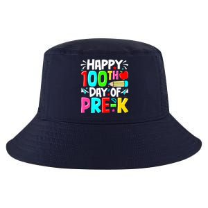 100th Day Of Prek School 100 Days Smarter Teacher Students Cool Comfort Performance Bucket Hat