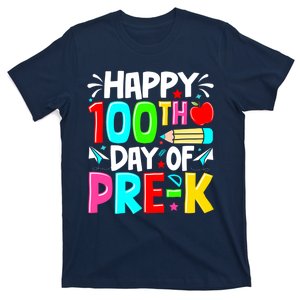 100th Day Of Prek School 100 Days Smarter Teacher Students T-Shirt