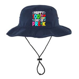 100th Day Of Prek School 100 Days Smarter Teacher Students Legacy Cool Fit Booney Bucket Hat