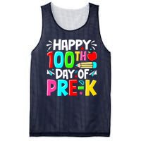 100th Day Of Prek School 100 Days Smarter Teacher Students Mesh Reversible Basketball Jersey Tank