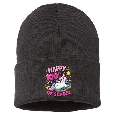 100 Days Of School Costume Teacher Student 100th Day Sustainable Knit Beanie