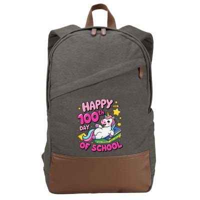 100 Days Of School Costume Teacher Student 100th Day Cotton Canvas Backpack