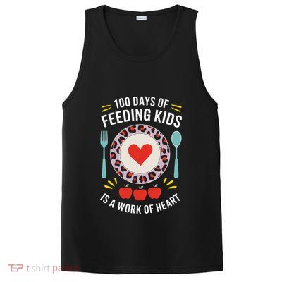 100 Days Of Feeding Is A Work Of Heart ChildrenS Daily PosiCharge Competitor Tank