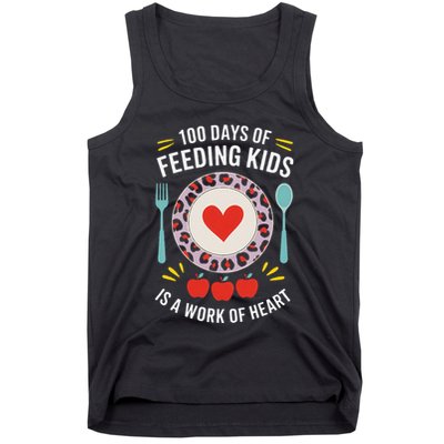 100 Days Of Feeding Is A Work Of Heart ChildrenS Daily Tank Top