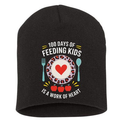 100 Days Of Feeding Is A Work Of Heart ChildrenS Daily Short Acrylic Beanie