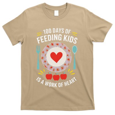 100 Days Of Feeding Is A Work Of Heart ChildrenS Daily T-Shirt