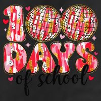 100 Days Of School Retro Disco Ball 100th Day Of School Cool Comfort Performance Bucket Hat