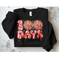 100 Days Of School Retro Disco Ball 100th Day Of School Sweatshirt