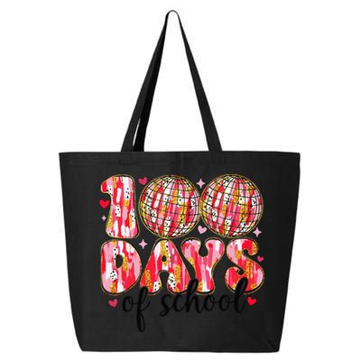 100 Days Of School Retro Disco Ball 100th Day Of School 25L Jumbo Tote