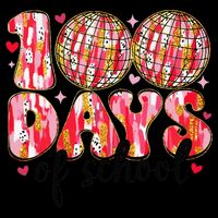 100 Days Of School Retro Disco Ball 100th Day Of School Baby Bodysuit